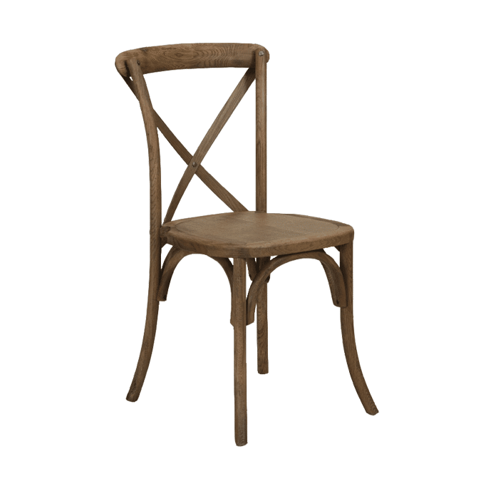 X-Back Rustic Farm Chair
