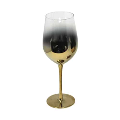 21oz Ombre Gold Water Glass