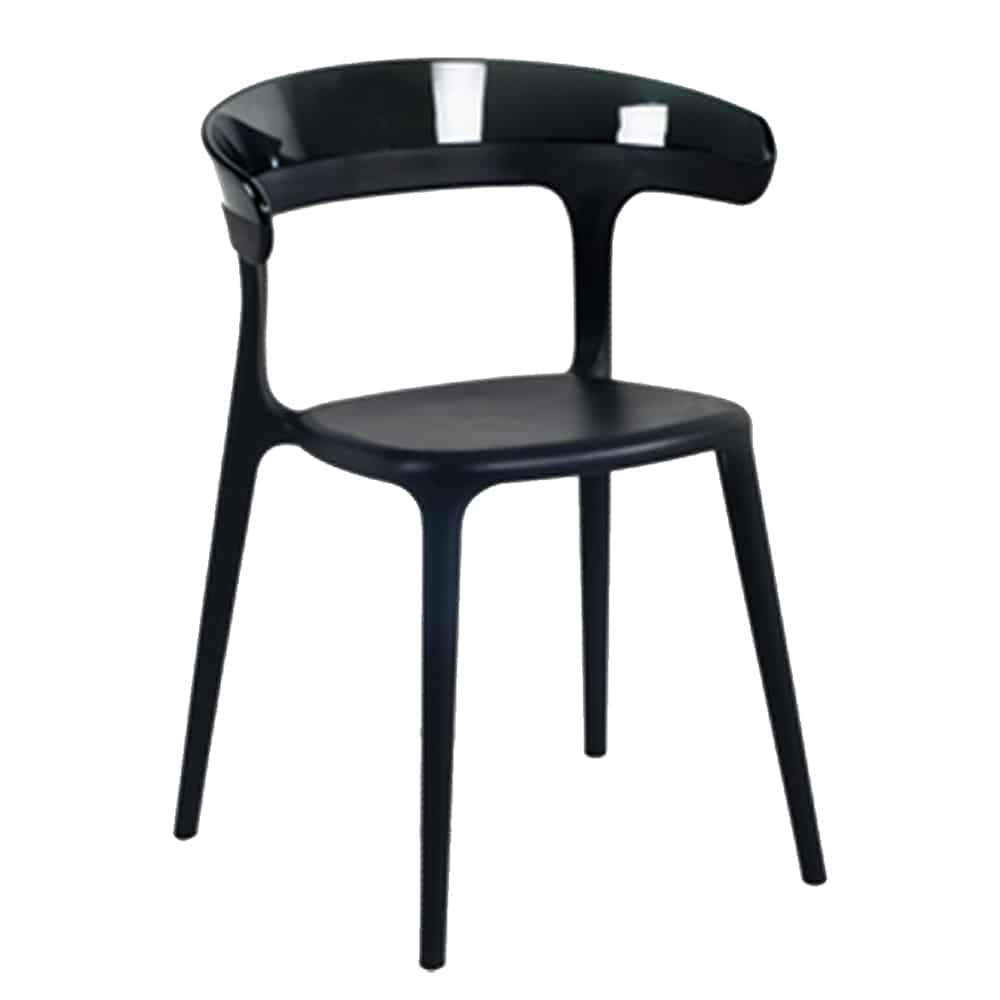 Black Luna Dining Chair